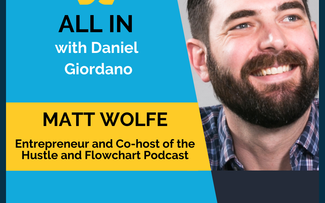 65: Matt Wolfe Entrepreneur and Co-Host of the Hustle and Flowchart Podcast